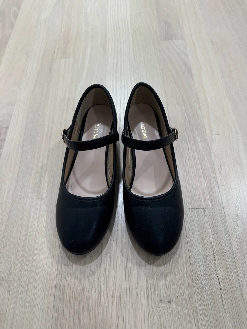Kids Black Mary Jane Jazz dance shoes